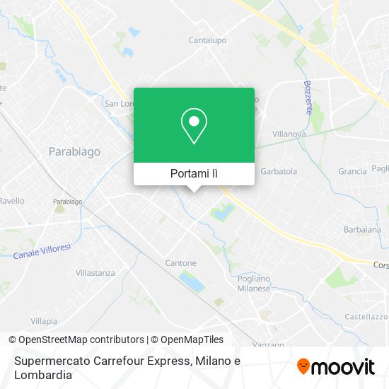 Mappa Supermercato Carrefour Express