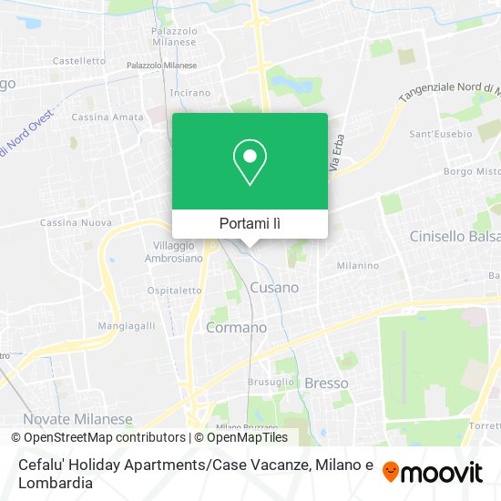 Mappa Cefalu' Holiday Apartments / Case Vacanze