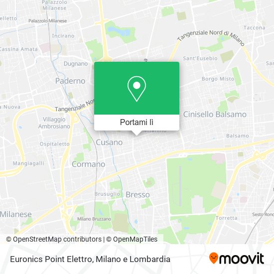 Mappa Euronics Point Elettro
