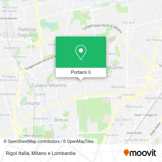 Mappa Rigol Italia