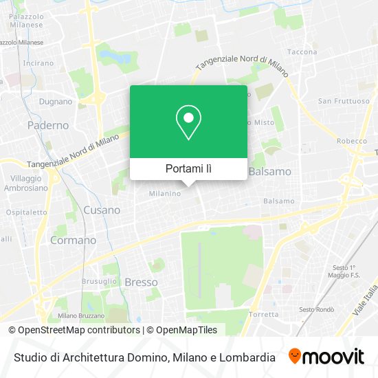 Mappa Studio di Architettura Domino