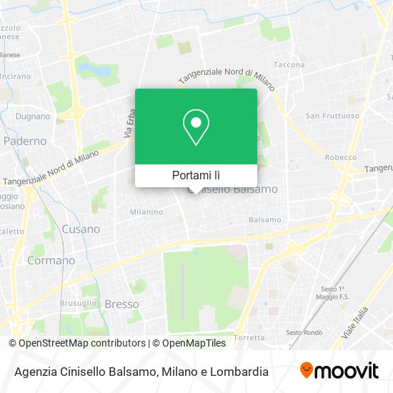 Mappa Agenzia Cinisello Balsamo