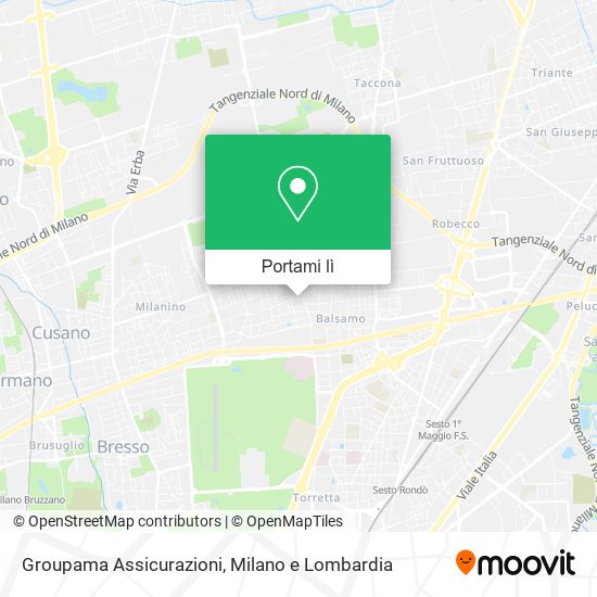 Mappa Groupama Assicurazioni