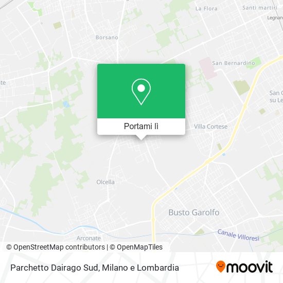 Mappa Parchetto Dairago Sud