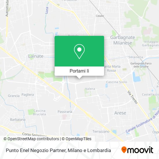 Mappa Punto Enel Negozio Partner