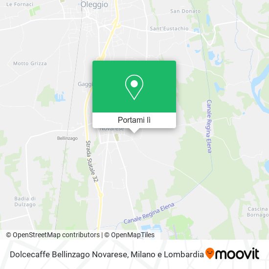 Mappa Dolcecaffe Bellinzago Novarese