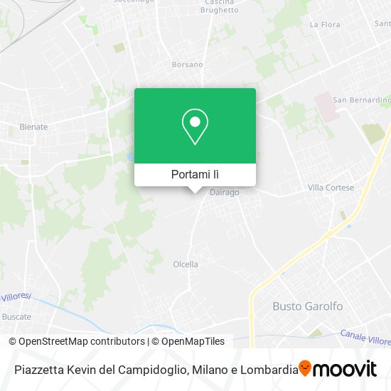 Mappa Piazzetta Kevin del Campidoglio