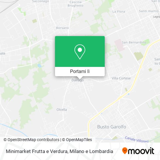 Mappa Minimarket Frutta e Verdura