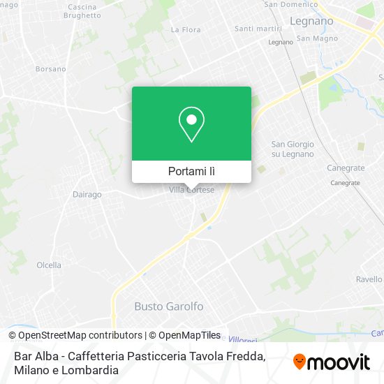 Mappa Bar Alba - Caffetteria Pasticceria Tavola Fredda
