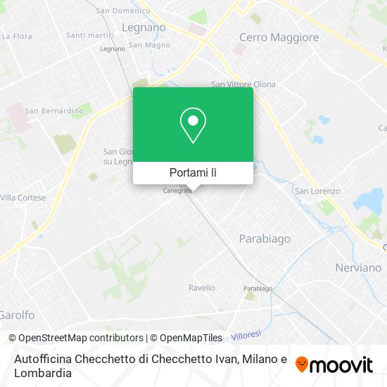 Mappa Autofficina Checchetto di Checchetto Ivan