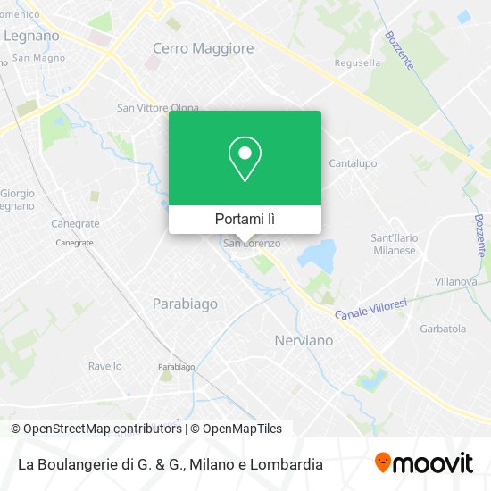 Mappa La Boulangerie di G. & G.