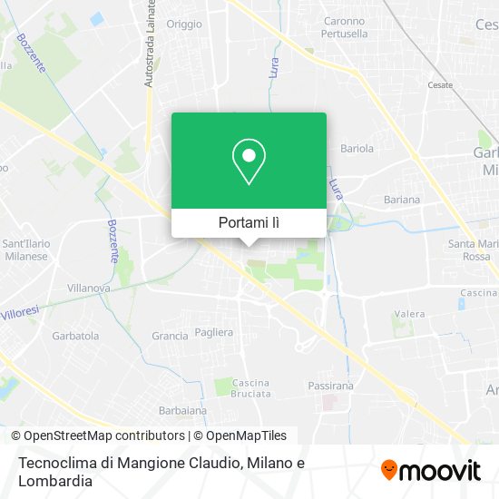 Mappa Tecnoclima di Mangione Claudio