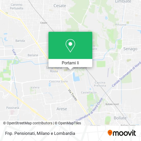 Mappa Fnp. Pensionati