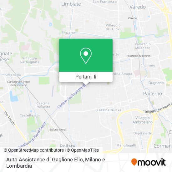 Mappa Auto Assistance di Gaglione Elio