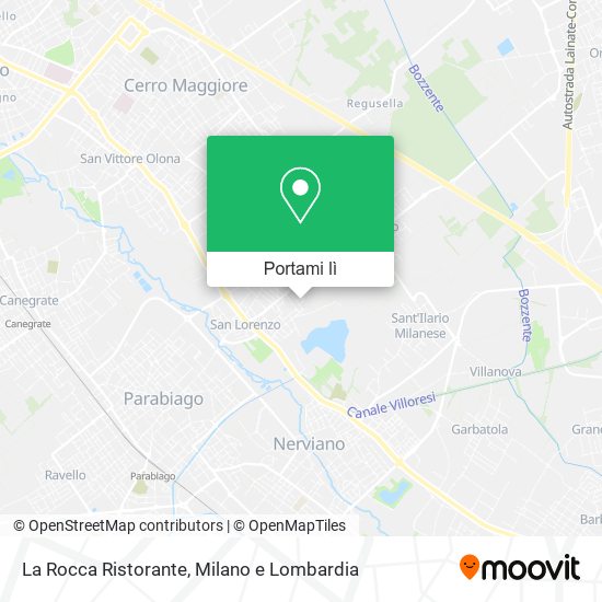 Mappa La Rocca Ristorante