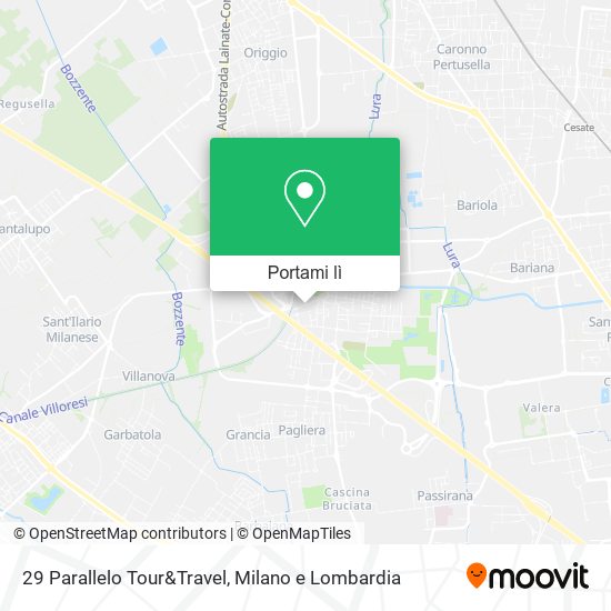 Mappa 29 Parallelo Tour&Travel