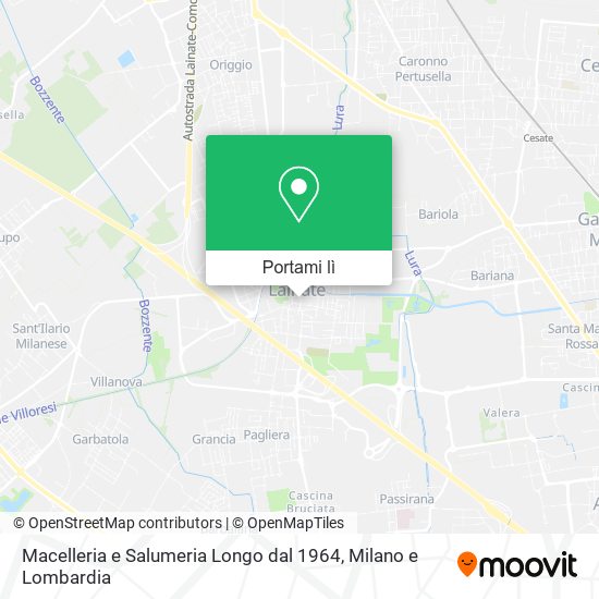 Mappa Macelleria e Salumeria Longo dal 1964