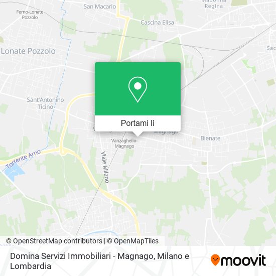 Mappa Domina Servizi Immobiliari - Magnago