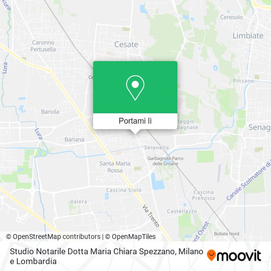 Mappa Studio Notarile Dotta Maria Chiara Spezzano