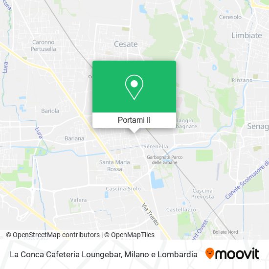 Mappa La Conca Cafeteria Loungebar