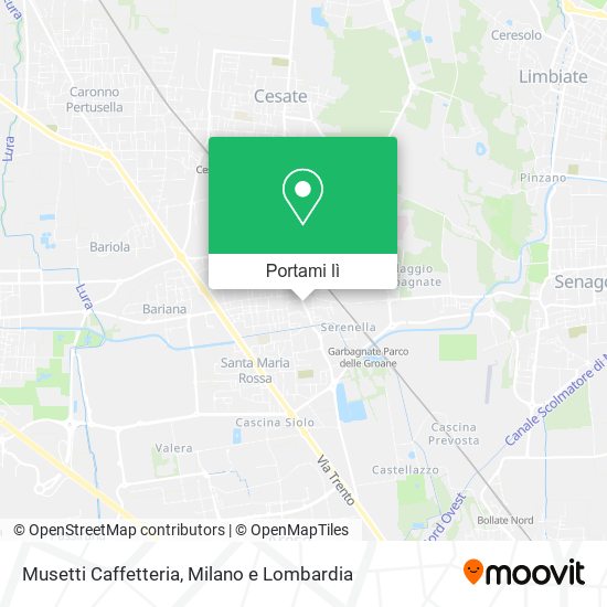 Mappa Musetti Caffetteria