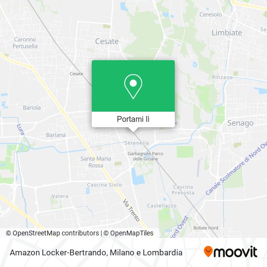 Mappa Amazon Locker-Bertrando