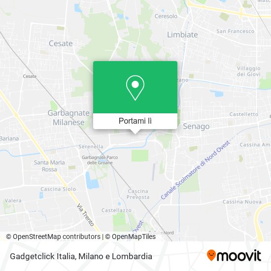 Mappa Gadgetclick Italia
