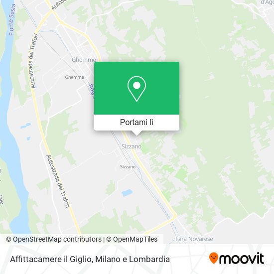 Mappa Affittacamere il Giglio