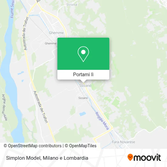 Mappa Simplon Model