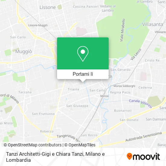 Mappa Tanzi Architetti-Gigi e Chiara Tanzi