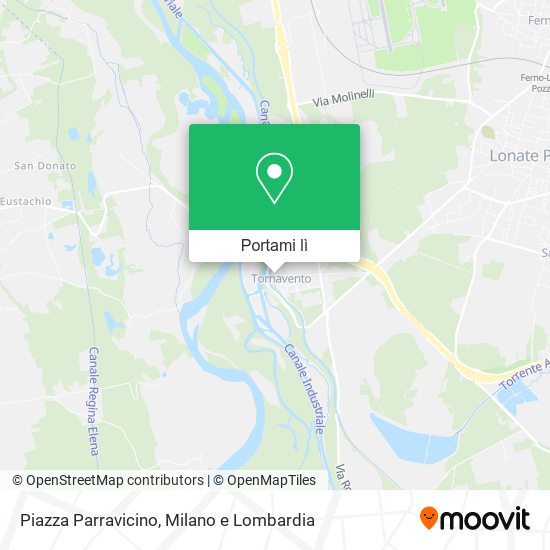 Mappa Piazza Parravicino