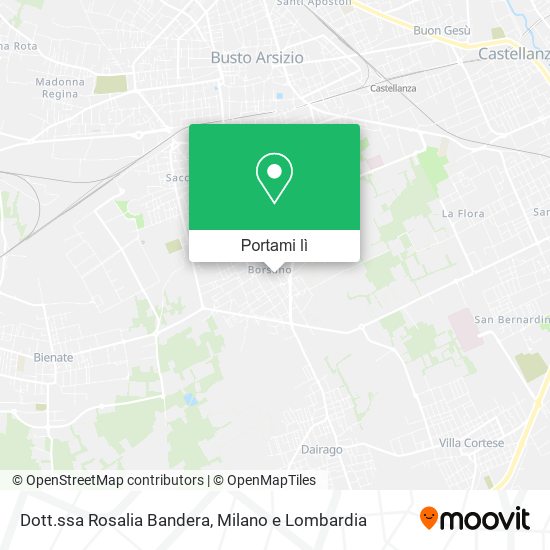 Mappa Dott.ssa Rosalia Bandera