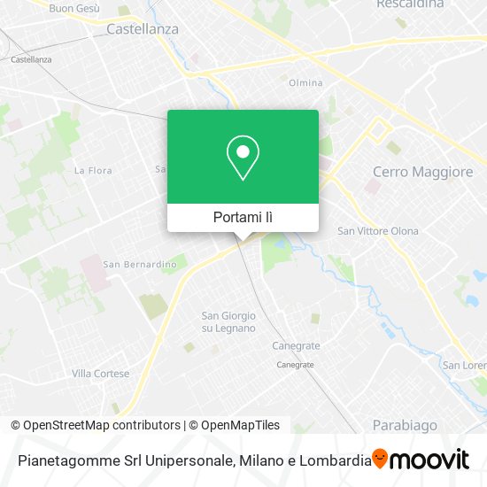 Mappa Pianetagomme Srl Unipersonale