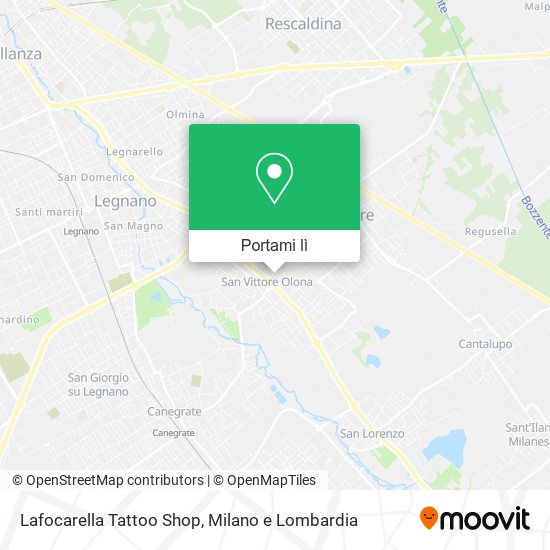 Mappa Lafocarella Tattoo Shop