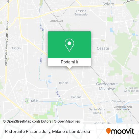 Mappa Ristorante Pizzeria Jolly
