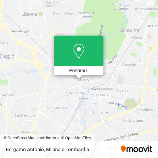 Mappa Bergamo Antonio