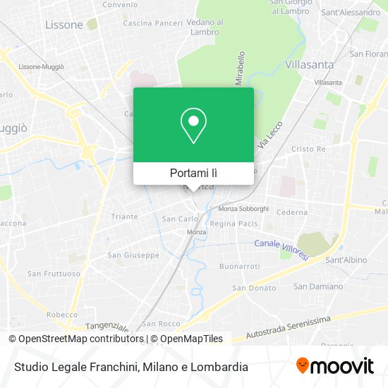 Mappa Studio Legale Franchini