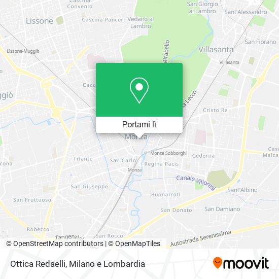 Mappa Ottica Redaelli