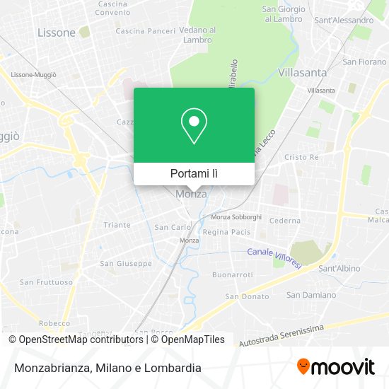 Mappa Monzabrianza