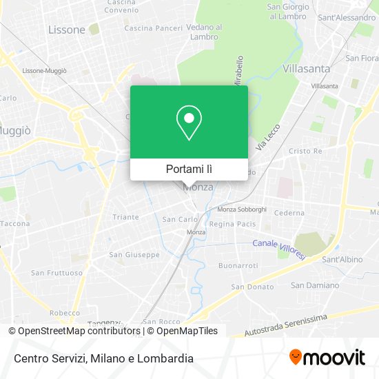 Mappa Centro Servizi