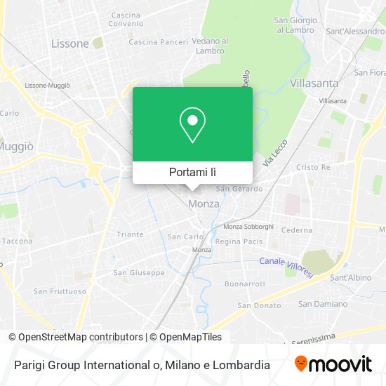 Mappa Parigi Group International o