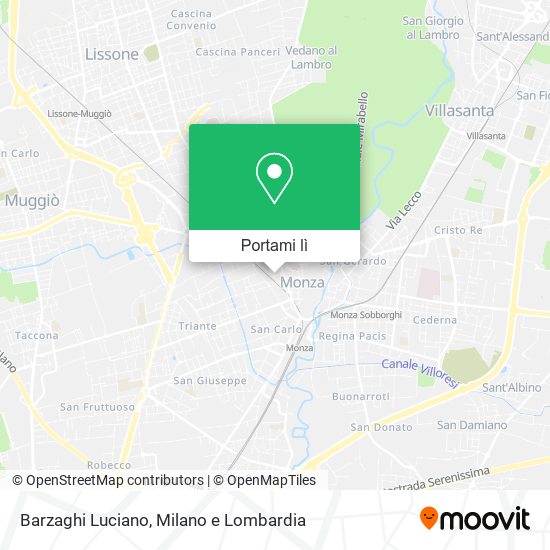 Mappa Barzaghi Luciano