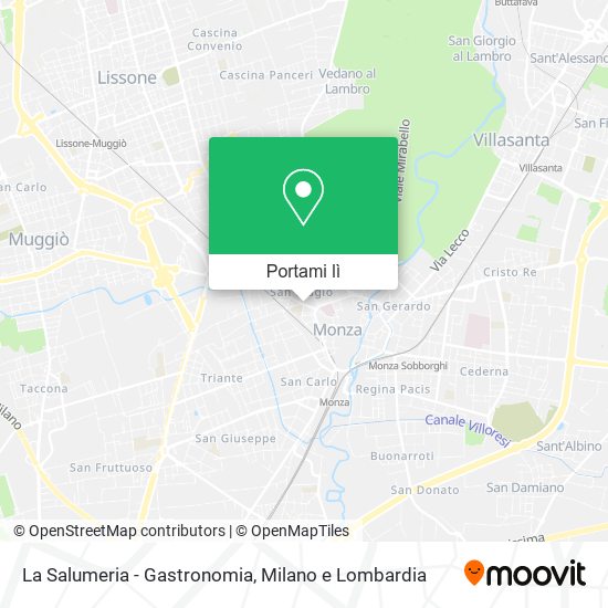 Mappa La Salumeria - Gastronomia