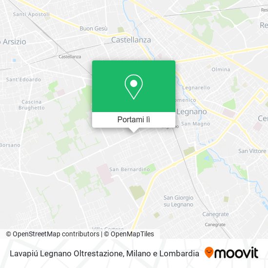 Mappa Lavapiú Legnano Oltrestazione