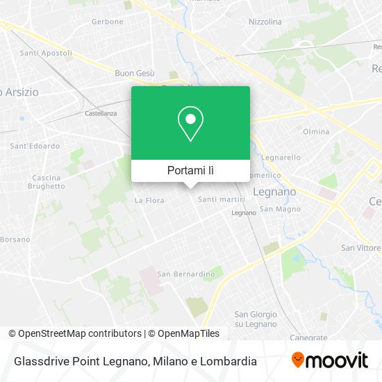 Mappa Glassdrive Point Legnano