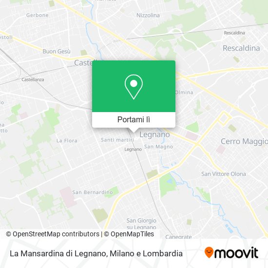 Mappa La Mansardina di Legnano