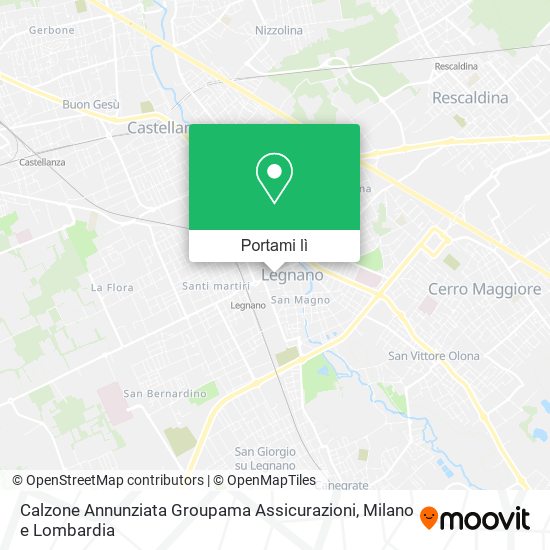 Mappa Calzone Annunziata Groupama Assicurazioni