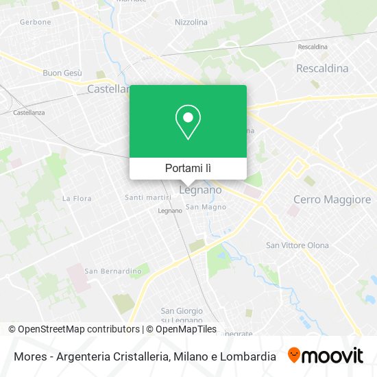 Mappa Mores - Argenteria Cristalleria