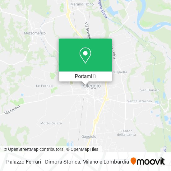 Mappa Palazzo Ferrari - Dimora Storica