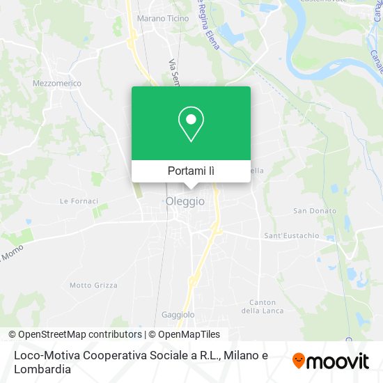 Mappa Loco-Motiva Cooperativa Sociale a R.L.